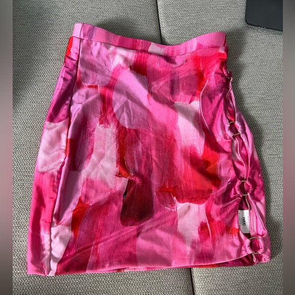 Farai London eko skirt in bubblegum pink size small - Picture 4 of 7
